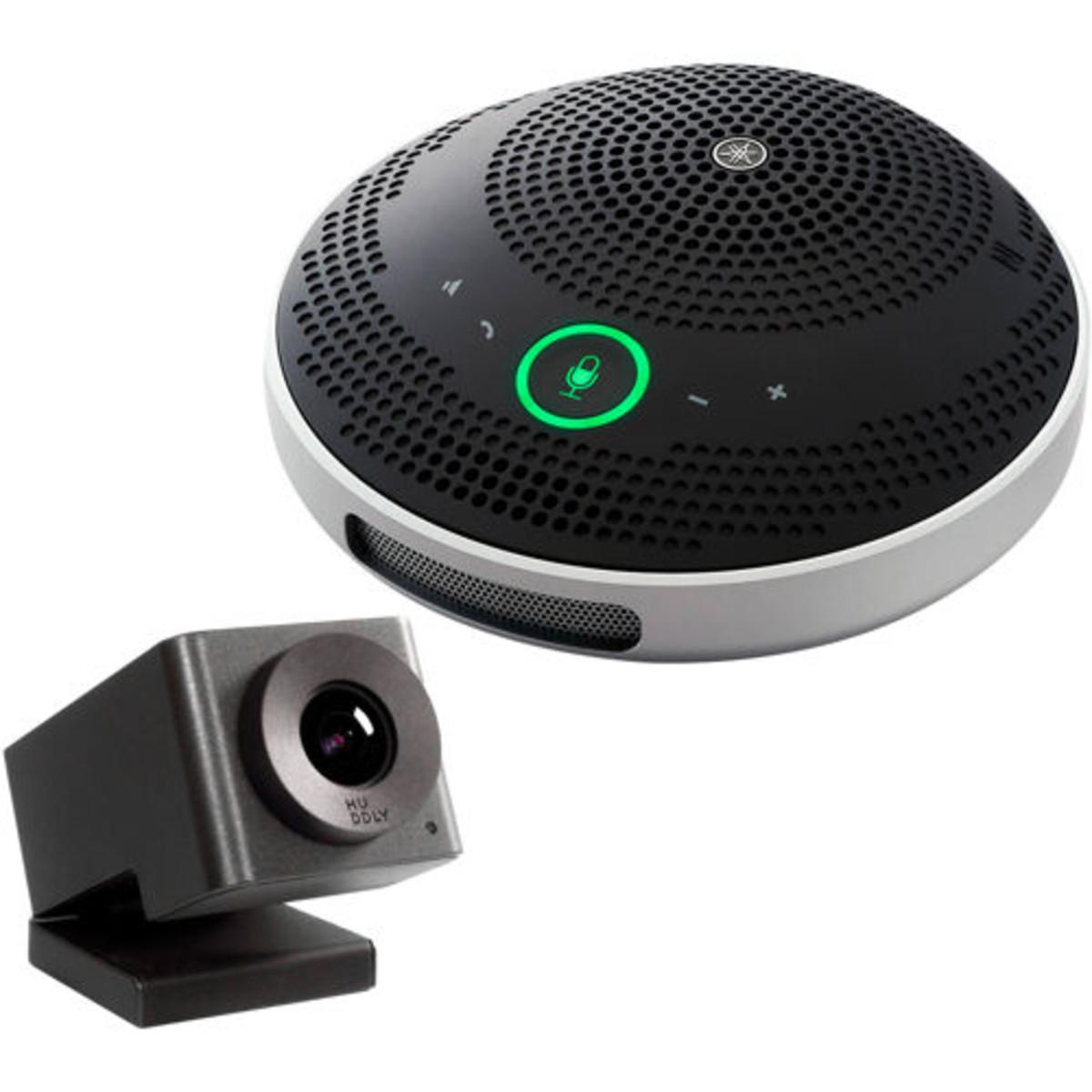 Huddly GO Camera with Yamaha YVC-200 Speakerphone - Black